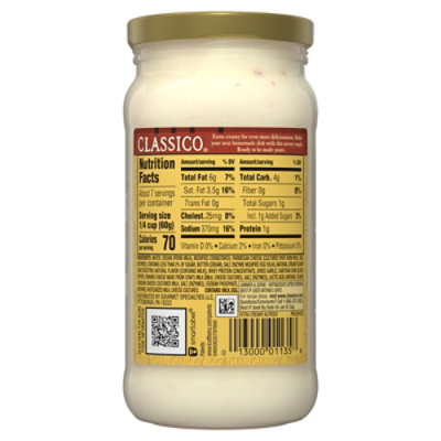 Classico Extra Creamy Alfredo Pasta Sauce Jar - 15 Oz - Image 7