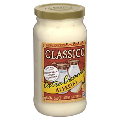 Classico Extra Creamy Alfredo Pasta Sauce Jar - 15 Oz - Image 8