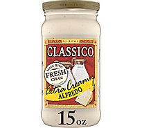 Classico Extra Creamy Alfredo Pasta Sauce Jar - 15 Oz
