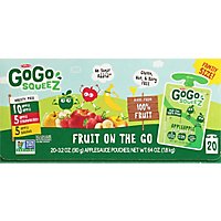 GoGo squeeZ Applesauce, Variety Apple Banana Strawberry - 20 - 3.2 Oz - Image 2