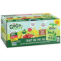 GoGo squeeZ Applesauce, Variety Apple Banana Strawberry - 20 - 3.2 Oz - Image 1