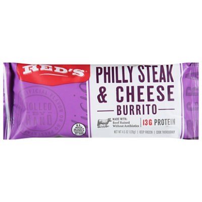 Reds Burrito Philly Steak & Cheese Wrapper - 4.5 Oz - Image 3