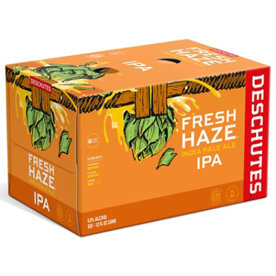 Deschutes Fresh Haze Ipa In Cans - 6-12 Fl. Oz. - Image 1