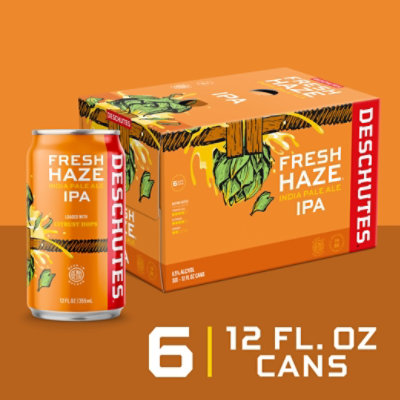 Deschutes Fresh Haze Ipa In Cans - 6-12 Fl. Oz. - Image 2