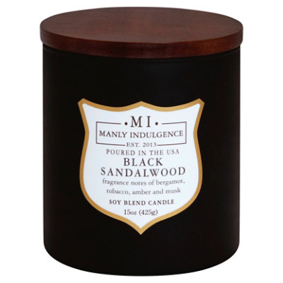 Manly Indulgence Black Sandlewood - Each