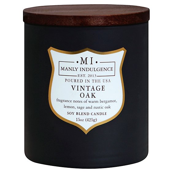 Manly Indulgence Vintage Oak 15 Ounce - Each