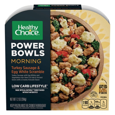 Healthy Choice Power Bowls Turkey Sausage & Egg White Scramble - 7.2 Oz - Image 3