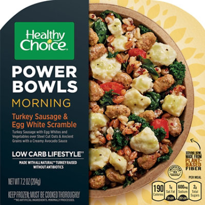 Healthy Choice Power Bowls Turkey Sausage & Egg White Scramble - 7.2 Oz - Image 2