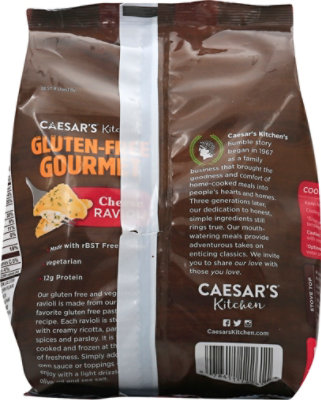 Caesars Kitchen Gourmet Gluten Free Ravioli Cheese - 10 Oz - Image 5