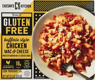 Caesars Kitchen Gourmet Gluten Free Mac & Cheese Buffalo Style Chicken - 8.5 Oz - Image 2