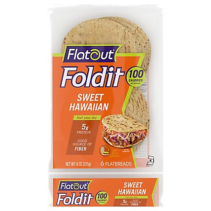Flatout Hawaiian Foldit Flatbread - 9 Oz - Image 3