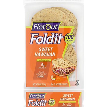 Flatout Hawaiian Foldit Flatbread - 9 Oz - Image 2