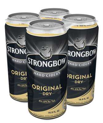 Strongbow Original Dry Hard Cider Cans - 4-16.9 Fl. Oz. - Image 1