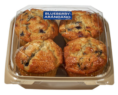 Signature SELECT Blueberry Muffins 4 Count - Each - Image 1