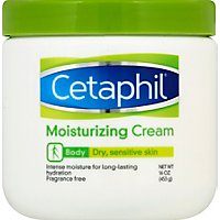 Cetaphil Moisturizing Cream Body Dry Sensitive Skin Jar - 16 Oz - Image 2