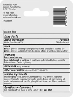 Chapstick Lip Balm Strawberry - .15 Oz - Image 4