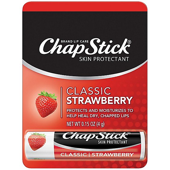Chapstick Lip Balm Strawberry - .15 Oz