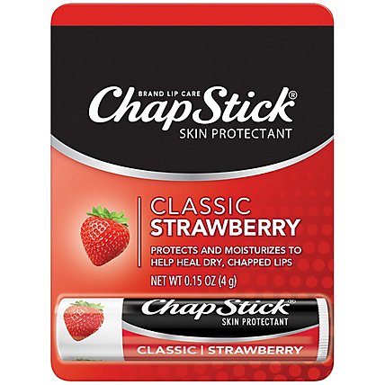 Chapstick Lip Balm Strawberry - .15 Oz - Image 1