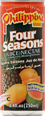 Philippine Brand Juice Nectar Four Seasons Can - 8.4 Fl. Oz. - Image 2