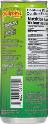 Philippine Brand Juice Drink Calamansi Can - 8.4 Fl. Oz. - Image 5