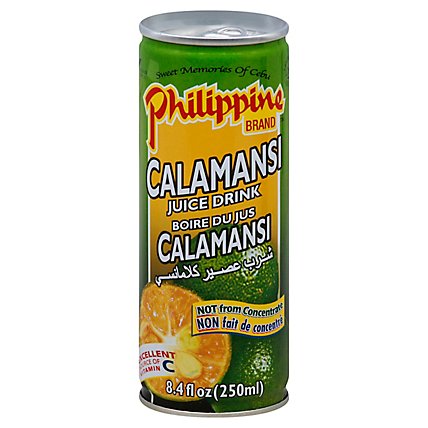 Philippine Brand Juice Drink Calamansi Can - 8.4 Fl. Oz. - Image 1