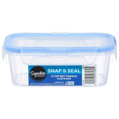 Food Storage Container, 9-Cup Rectangle, 2-Ct.