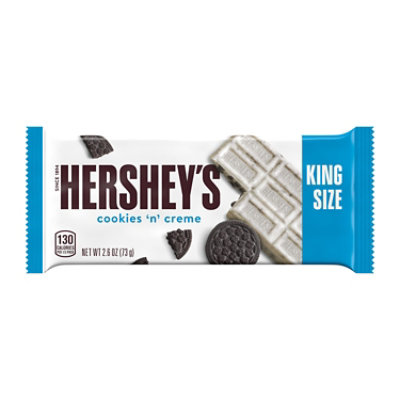 Hershey's Cookies N Creme King Size Candy Bar - 2.6 Oz