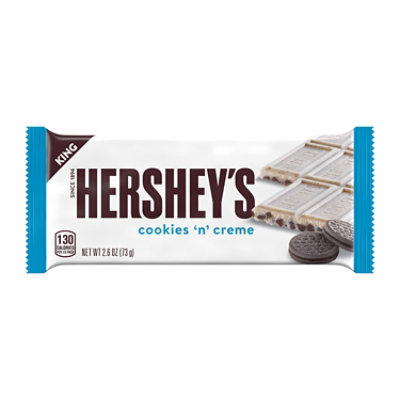 Hershey's Cookies N Creme King Size Candy Bar - 2.6 Oz - Image 1