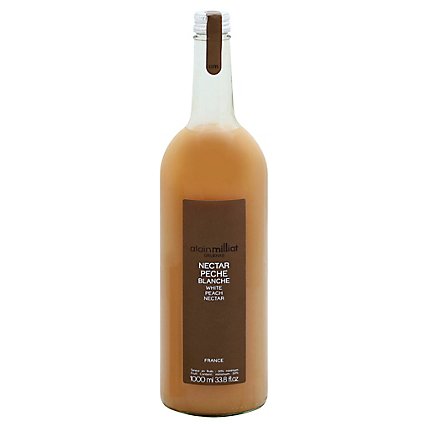 Alain Milliat White Peach Juice - 33.8 Fl. Oz. - Image 1