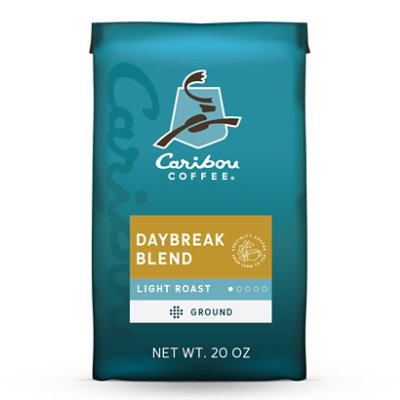 Caribou Coffee Daybreak Light Roast Ground Coffee Bag - 20 Oz
