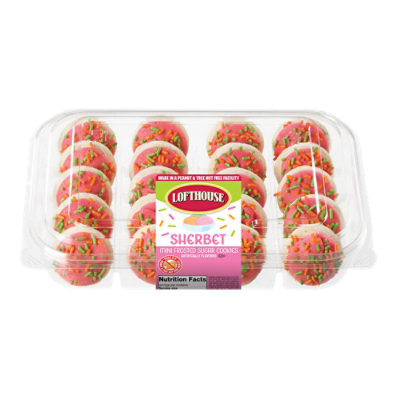 Cookies Mini Rainbow Sherbet Frstd Sugar - 10.5 Oz