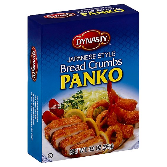 Dynasty Bread Crumbs Panko Japanese Style Box - 3.5 Oz
