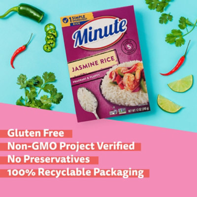 Minute Jasmine Rice Instant In Box - 12 Oz