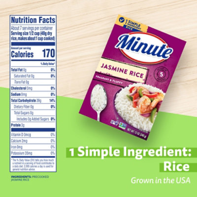 Minute Jasmine Rice Instant In Box - 12 Oz - Image 4