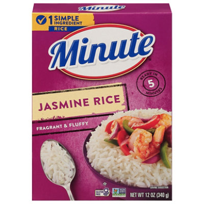 Minute Rice Jasmine Box - 12 Oz