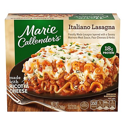 Marie Callender's Italiano Lasagna Frozen Meal - 10.5 Oz
