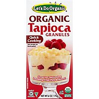 Lets Do Organic Tapioca Organic Granulated Box - 6 Oz - Image 2