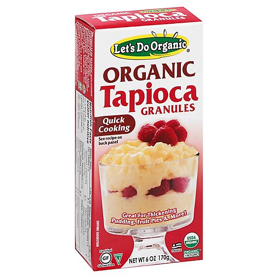 Lets Do Organic Tapioca Organic Granulated Box - 6 Oz