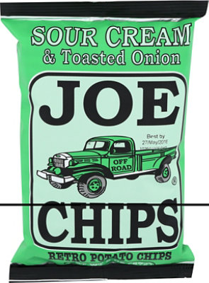 Joe Tea Sour Cream & Toasted Onion Potato Chip - 2 Oz - Image 1