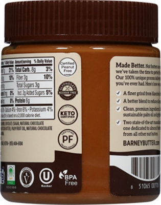 Barney Butter Nut Butter Almond Chocola - 10 Oz - Image 5