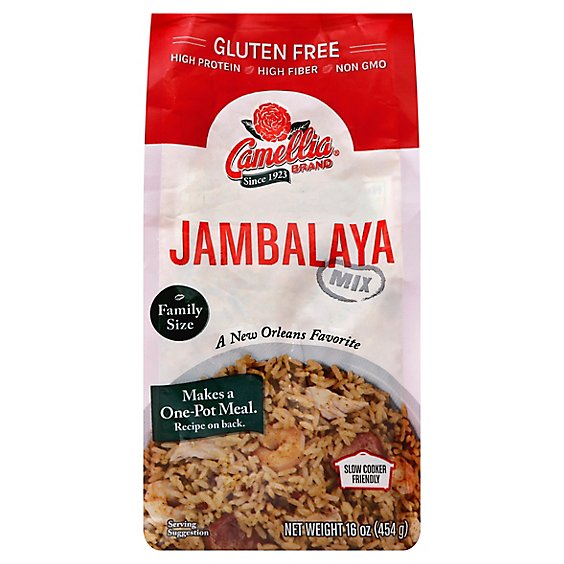Camellia Rice Mix Jambalaya Family Size Bag - 16 Oz