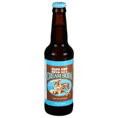 Sioux City Soda Cream Bottle - 12 Fl. Oz. - Image 2