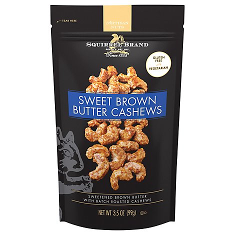 Squirrel Brand Nut Swt Brw Buttr Cashews - 3.5 Oz