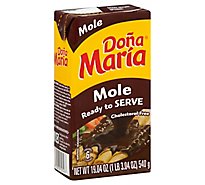 DONA MARIA Sauce Mexican Mole Ready To Serve Brick - 19.04 Oz