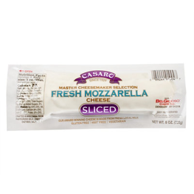 Casaro Cheese Mozz Fresh Sliced - 8 Oz - Image 1