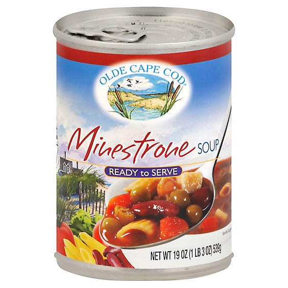 Olde Cape Cod Soup Ready To Serve Minestrone Can - 19 Oz