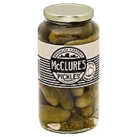 McClures Pickles Whole Garlic & Dill Jar - 32 Oz - Image 1