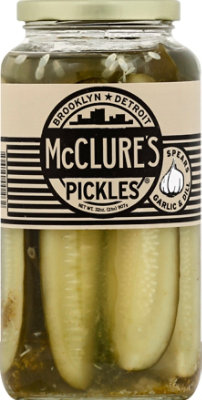 McClures Pickles Spears Garlic & Dill Jar - 32 Oz - Image 2