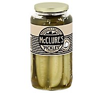 McClures Pickles Spears Garlic & Dill Jar - 32 Oz