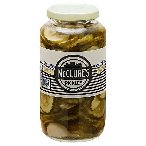 Mcclures Pickles Chp Ct Brd Bttr - 32 Oz